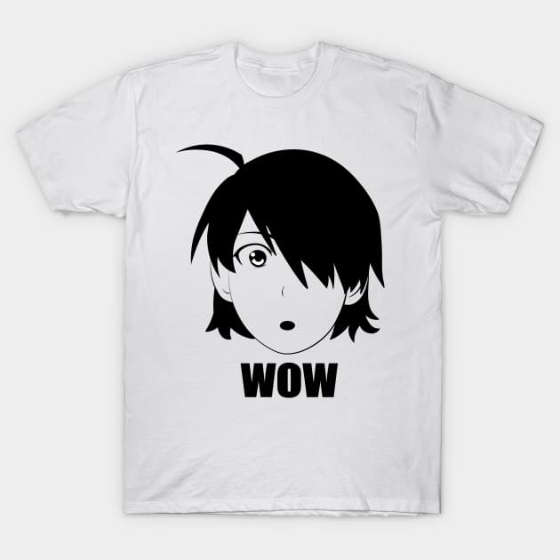 Bakemonogatari Araragi Koyomi T-Shirt by Bukeater